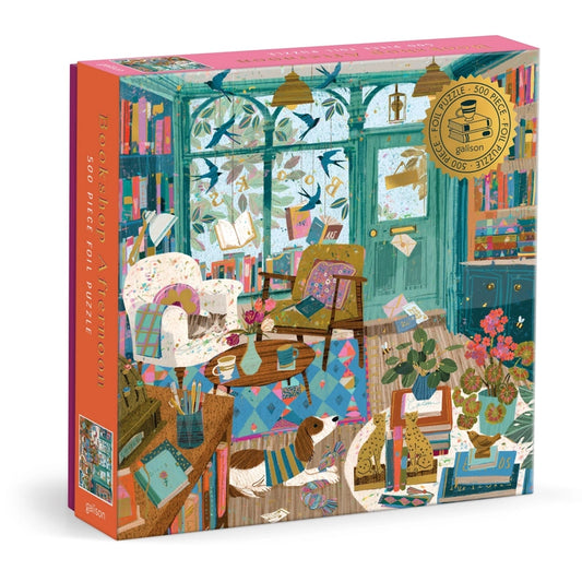 Puzzle - Bookshop Afternoon (500 Piece Foil)