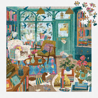 Puzzle - Bookshop Afternoon (500 Piece Foil)