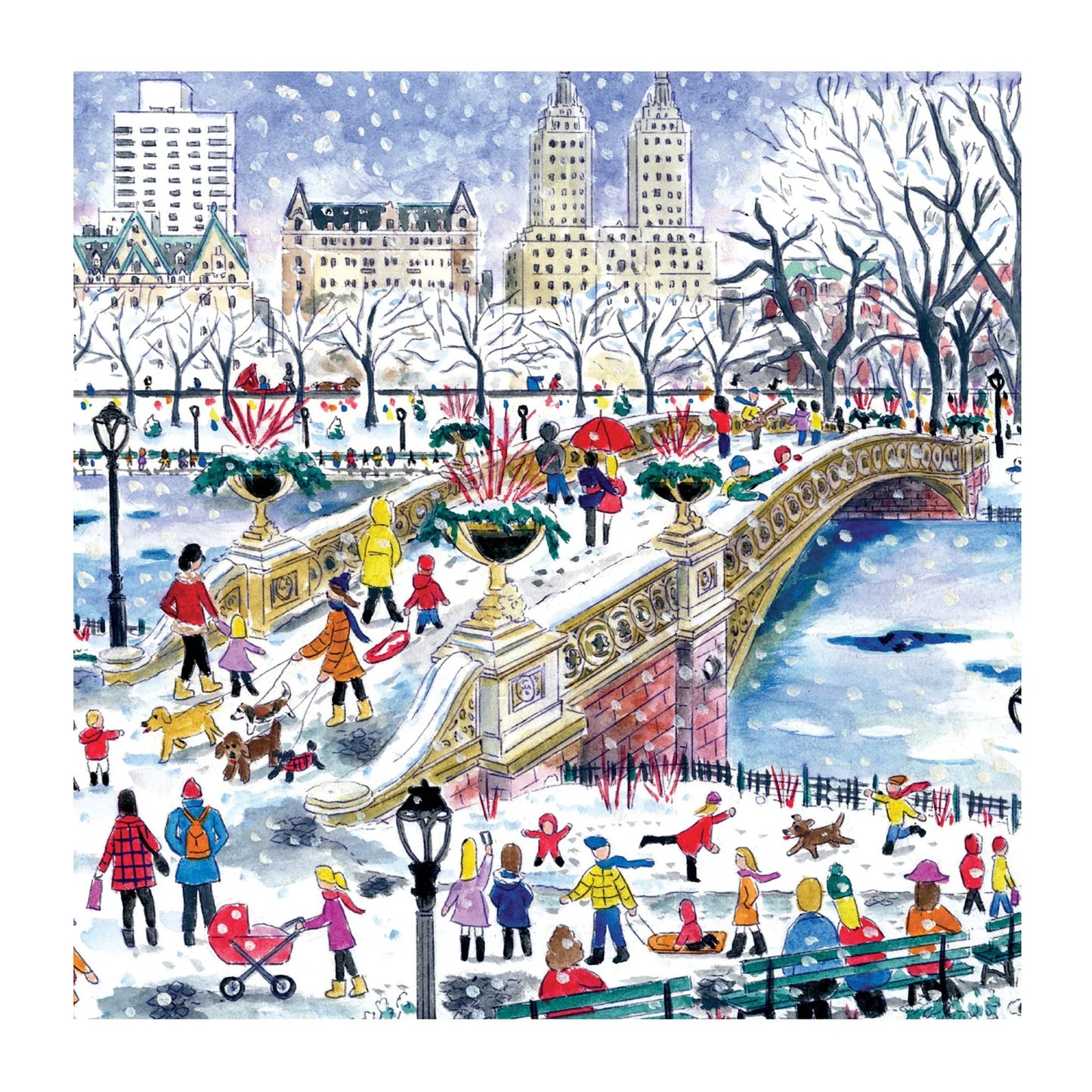 Puzzle - Michael Storrings Bow Bridge in Central Park (500 Piece)