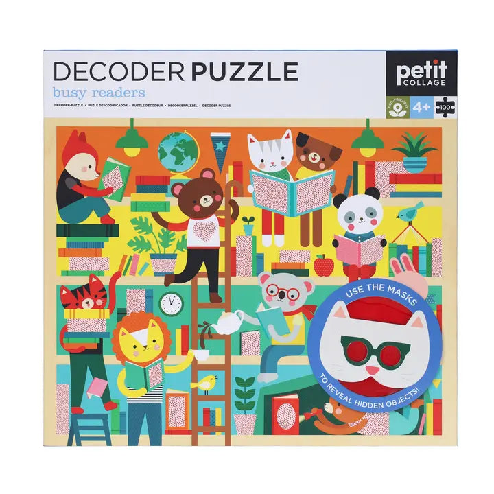 Puzzle - Busy Readers Decoder (100 Piece)