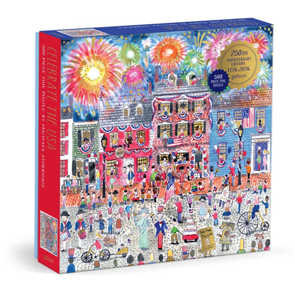 Puzzle - Michael Storrings Celebrate The USA (500 Piece Foil)