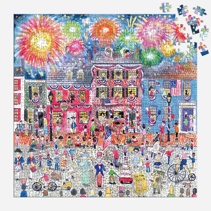 Puzzle - Michael Storrings Celebrate The USA (500 Piece Foil)