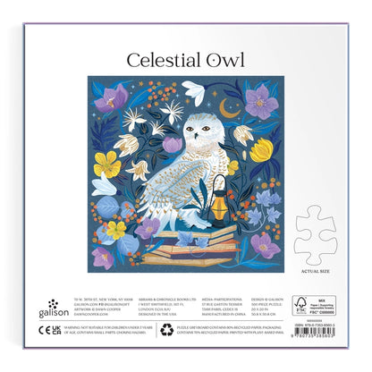 Puzzle - Celestial Owl (500 Piece Foil)