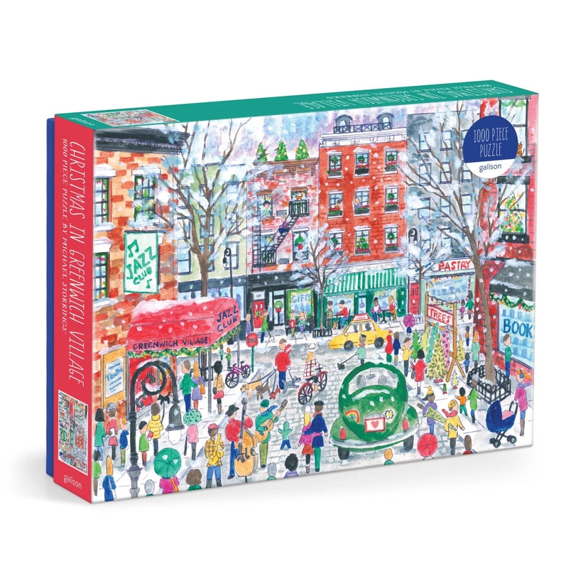 Puzzle - Michael Storrings Christmas in Greenwich Village (1000 Piece)