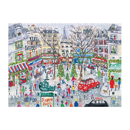 Puzzle - Michael Storrings Christmas in Paris (1000 Piece Foil)