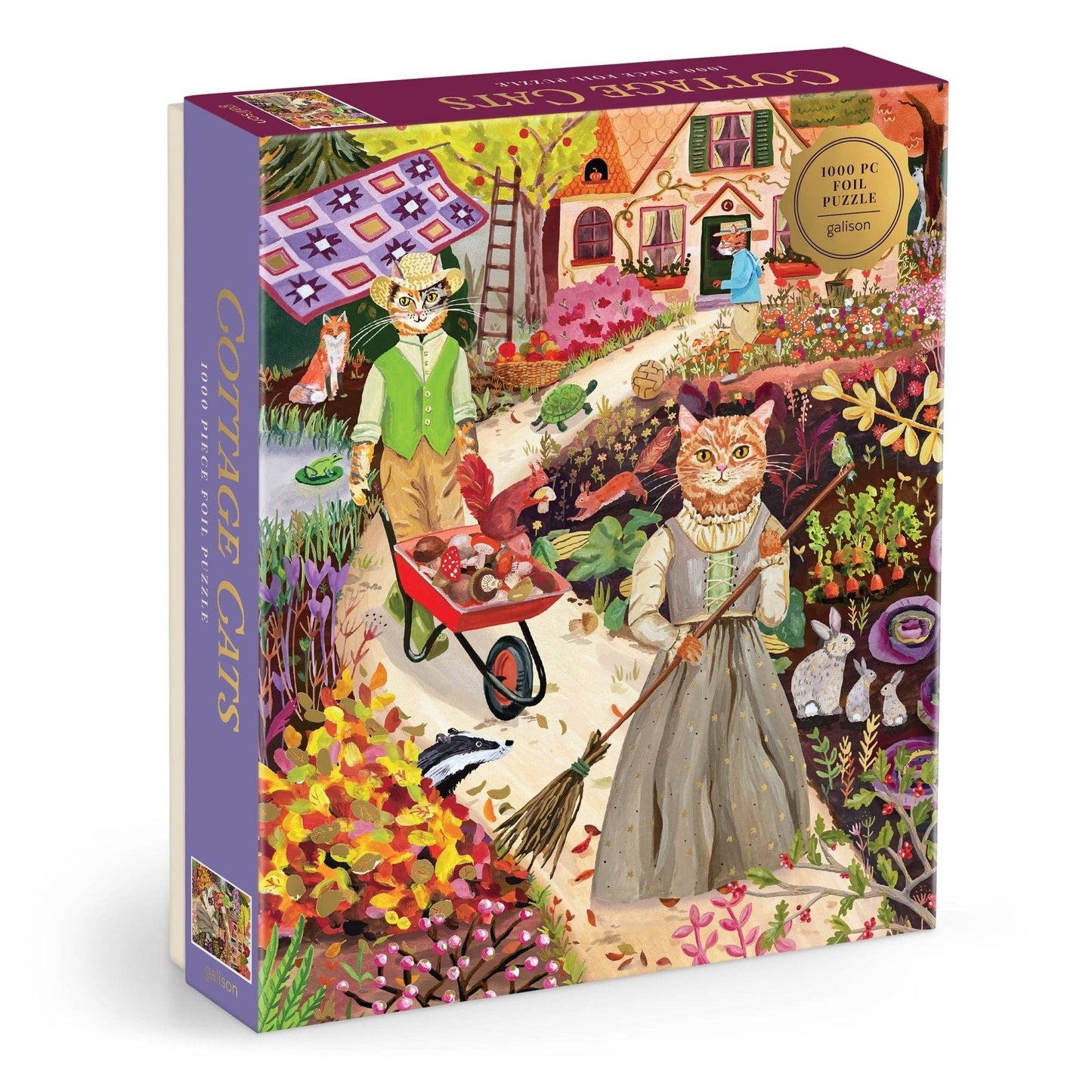 Puzzle - Cottage Cats (1000 Piece Foil)