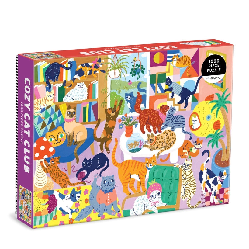 Puzzle - Cozy Cat Club (1000 Piece)
