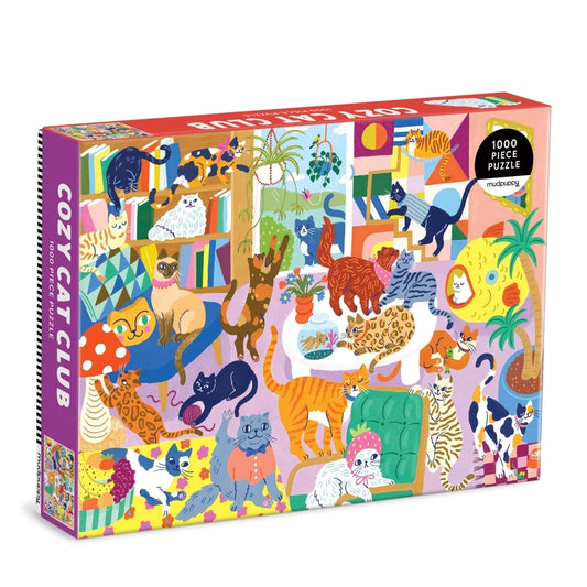 Puzzle - Cozy Cat Club (1000 Piece)