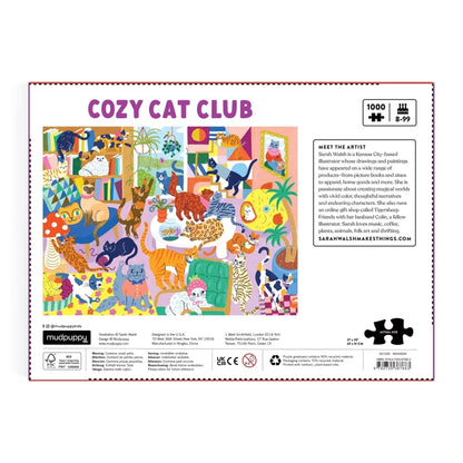 Puzzle - Cozy Cat Club (1000 Piece)