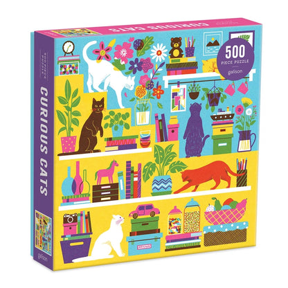 Puzzle - Curious Cats (500 Piece)