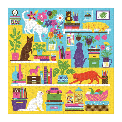 Puzzle - Curious Cats (500 Piece)