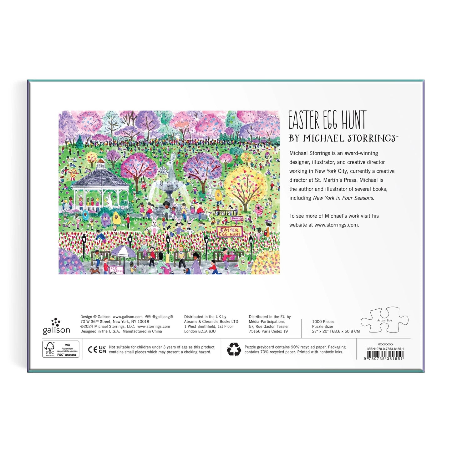 Puzzle - Michael Storrings Easter Egg Hunt (1000 Piece)