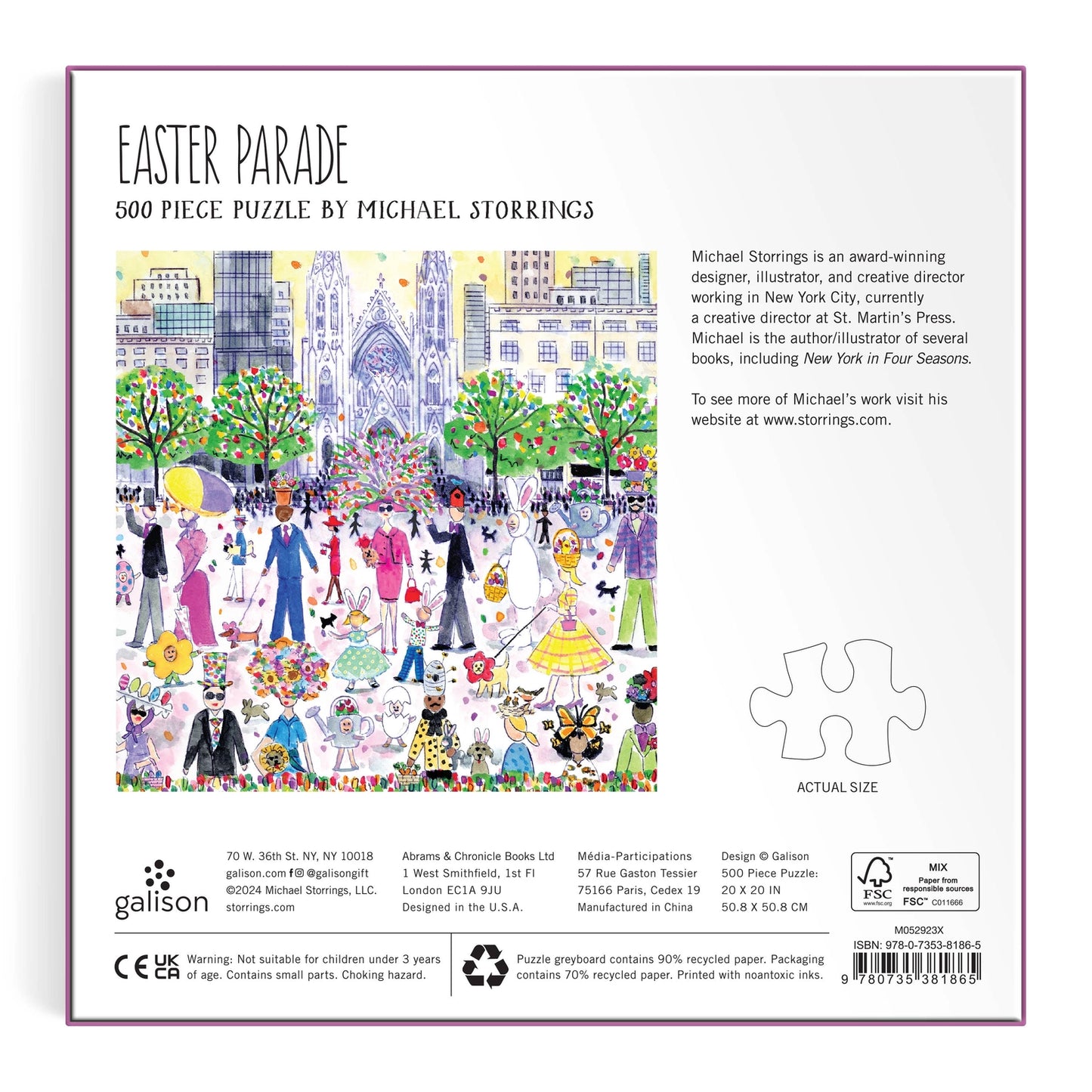Puzzle - Michael Storrings Easter Parade (500 Piece)