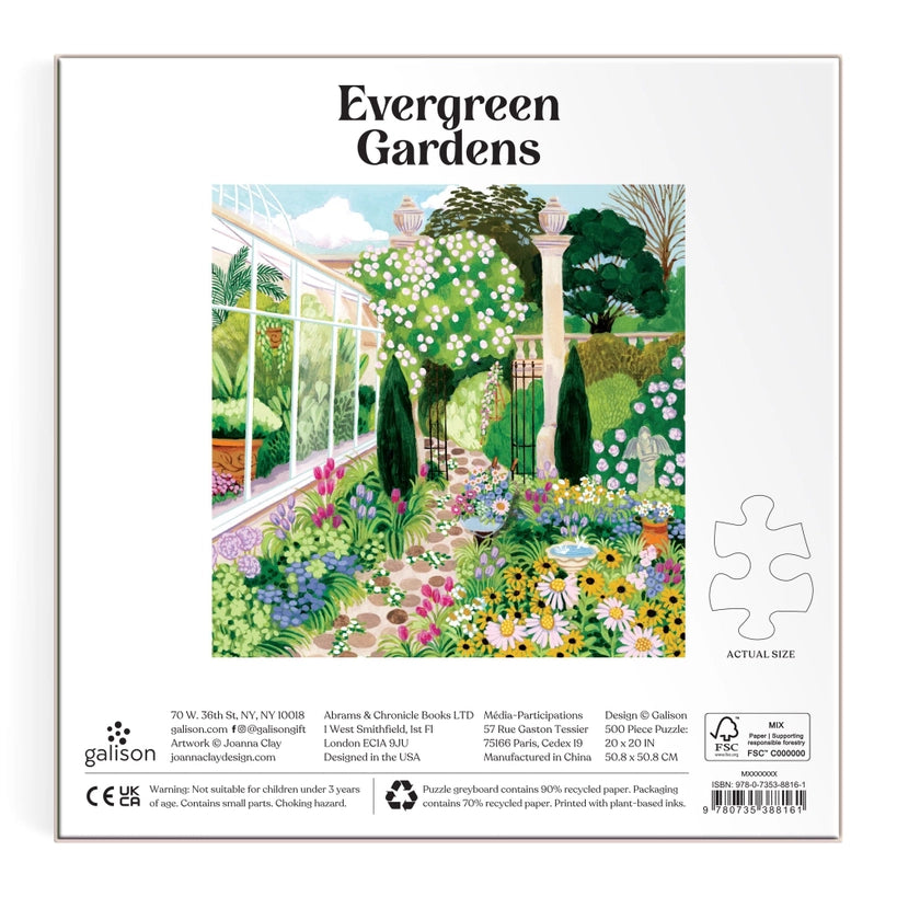Puzzle - Evergreen Gardens (500 Piece)
