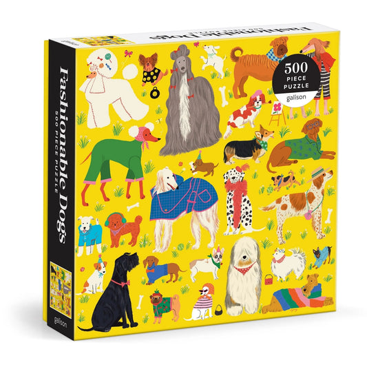 Puzzle - Fashionable Dogs (500 Piece)