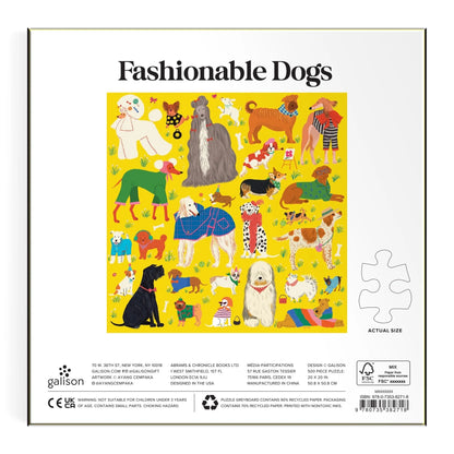 Puzzle - Fashionable Dogs (500 Piece)