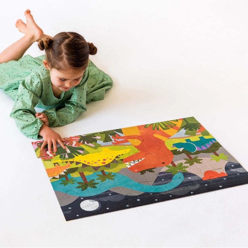 Puzzle - Dinosaur Kingdom Floor Puzzle (24 Piece)