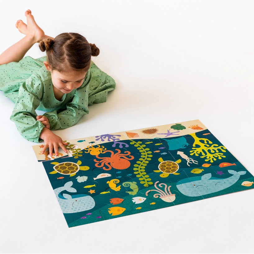 Puzzle - Ocean Life Floor Puzzle (24 Piece)