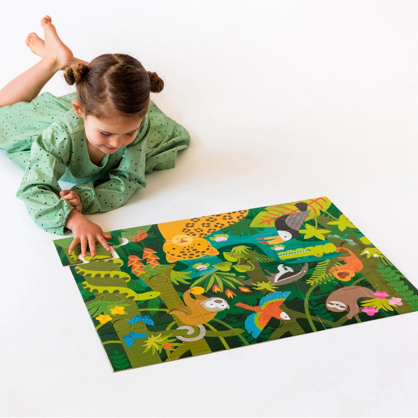 Puzzle - Wild Rainforest Floor Puzzle (24 Piece)