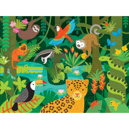 Puzzle - Wild Rainforest Floor Puzzle (24 Piece)