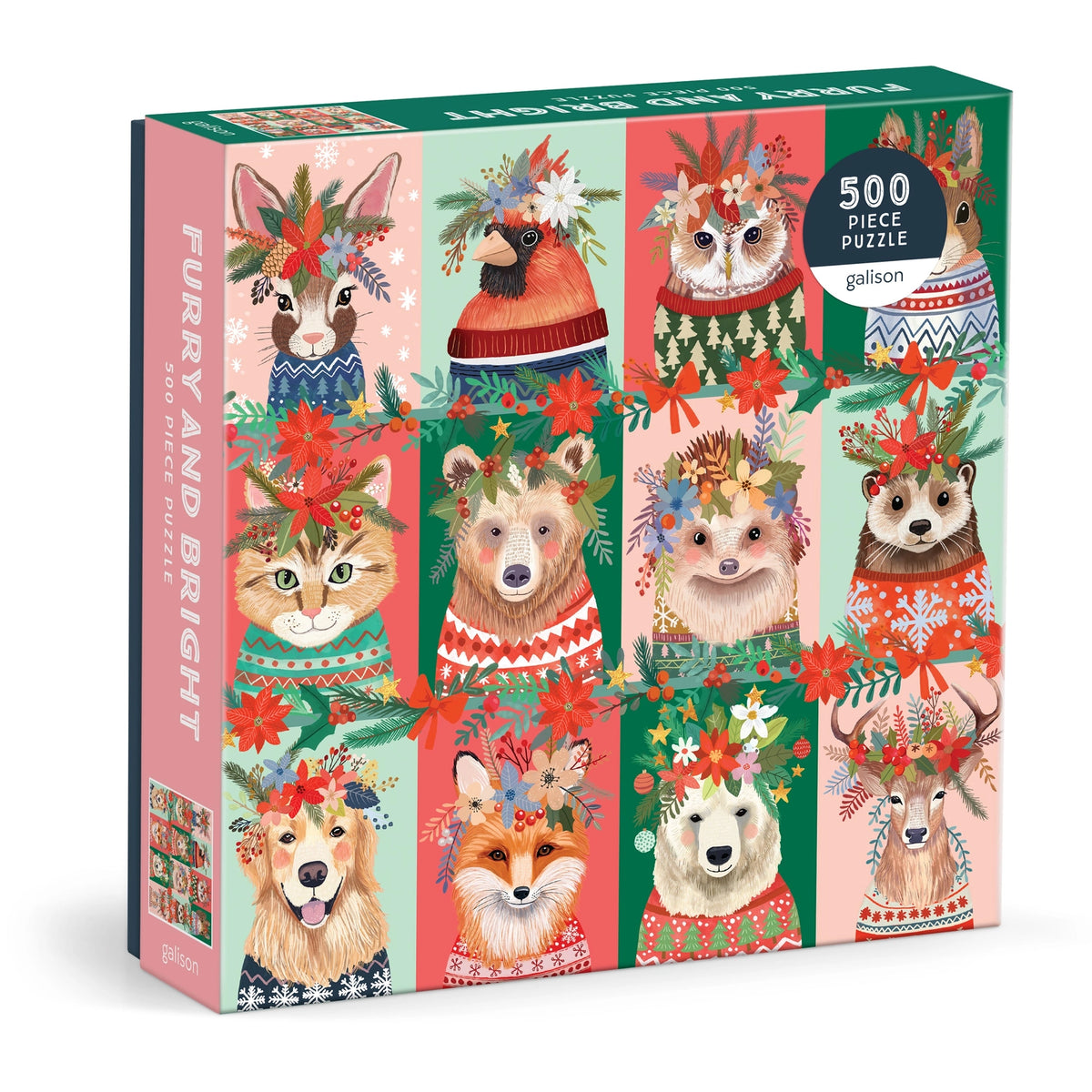 Puzzle - Furry and Bright (500 Piece)