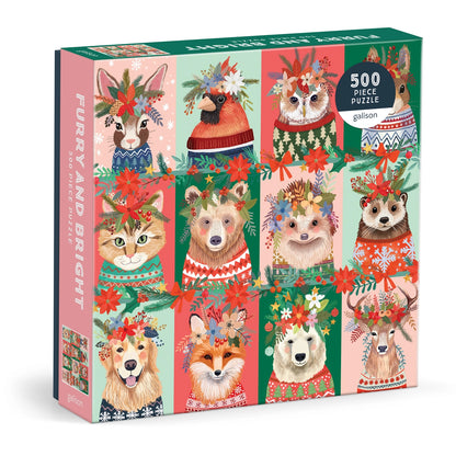 Puzzle - Furry and Bright (500 Piece)