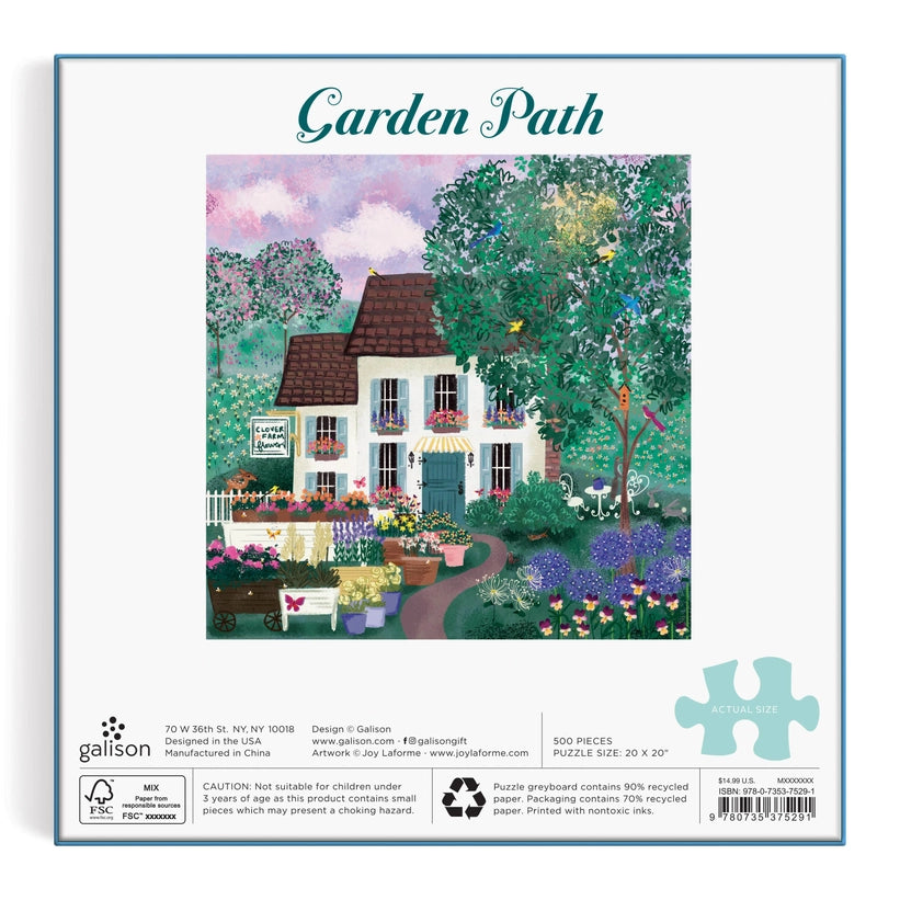 Puzzle - Joy Laforme Garden Path (500 Piece)