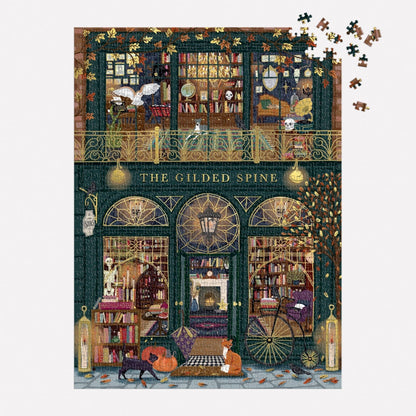 Puzzle - The Gilded Spine (1000 Piece Foil)