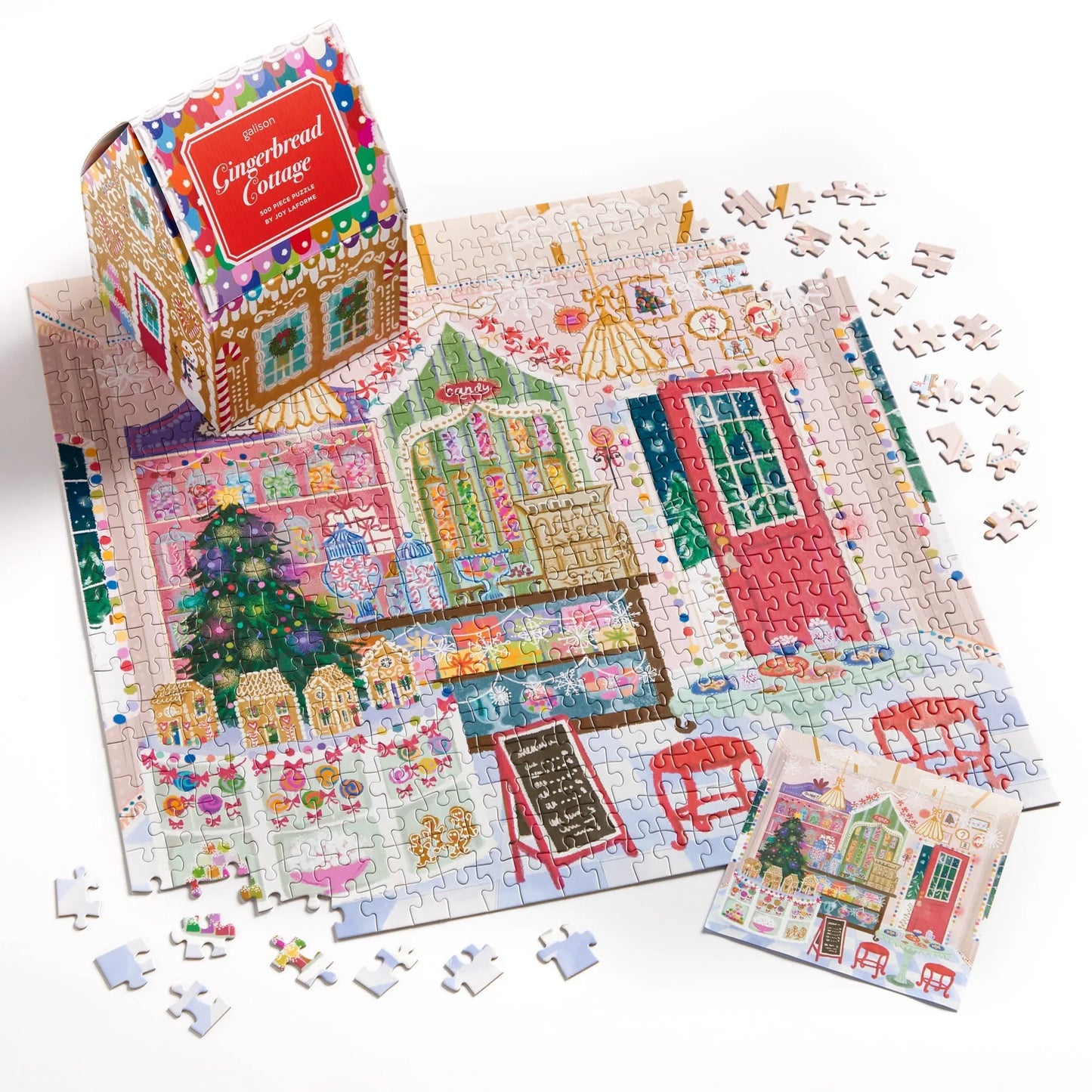Puzzle - Joy Laforme Gingerbread Cottage (500 Piece)