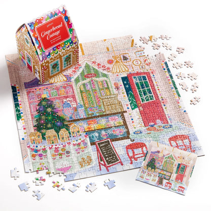 Puzzle - Joy Laforme Gingerbread Cottage (500 Piece)