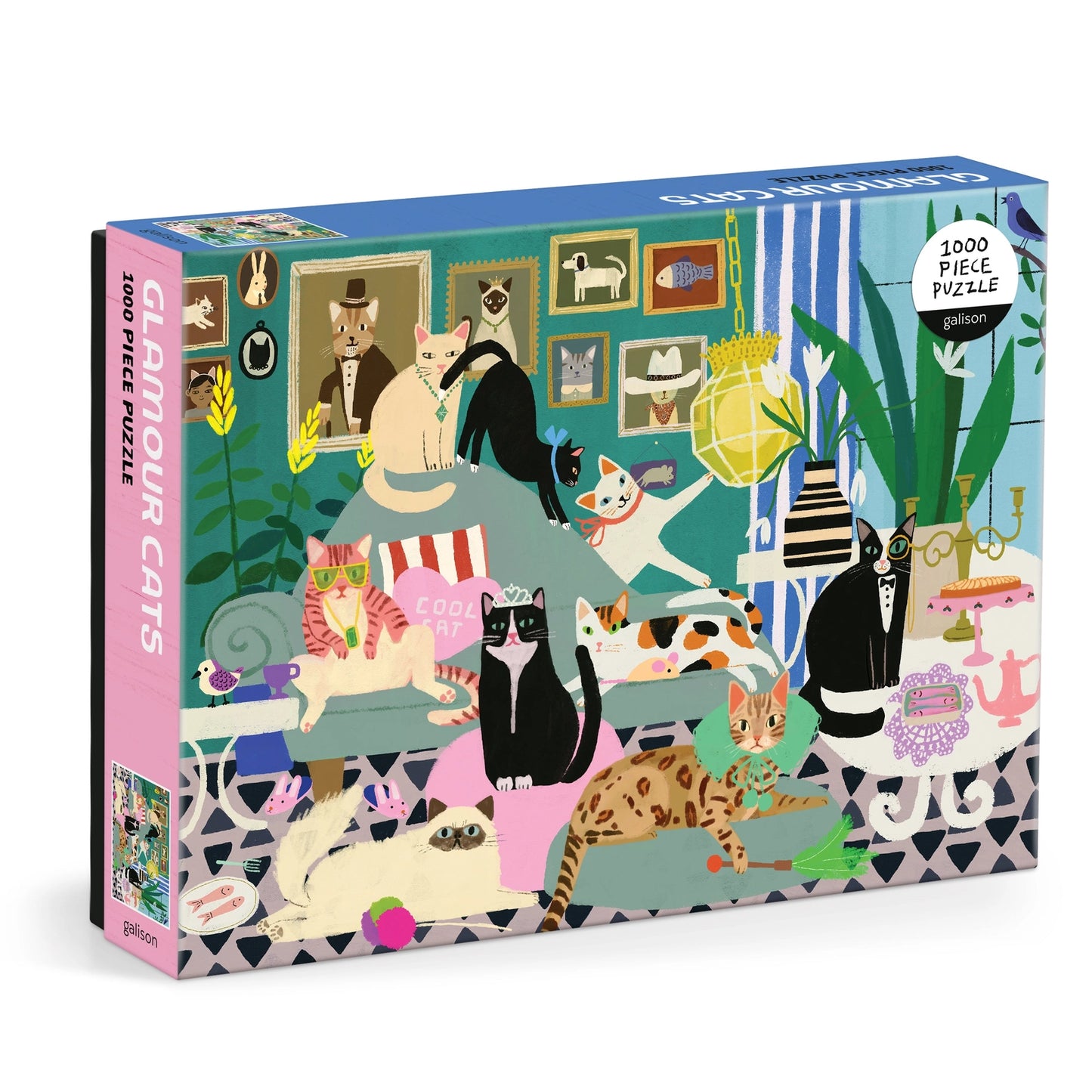 Puzzle - Glamour Cats (1000 Piece)