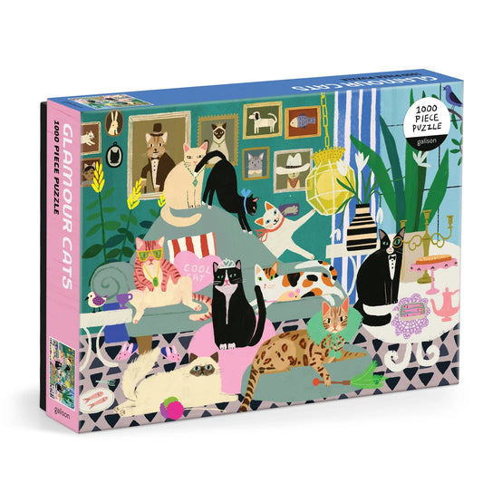 Puzzle - Glamour Cats (1000 Piece)