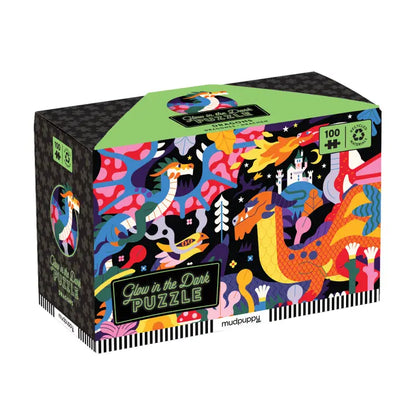 Puzzle - Dragons Glow in the Dark (100 Piece)