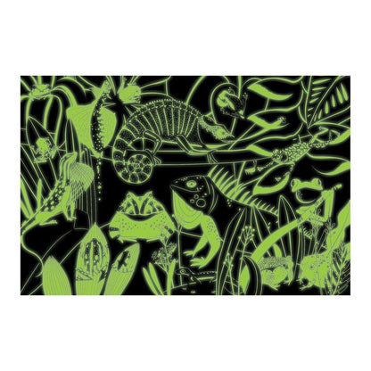 Puzzle - Frogs & Lizards Glow in the Dark (100 Piece)