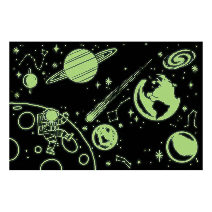 Puzzle - Outer Space Glow in the Dark (100 Piece)