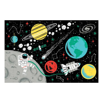 Puzzle - Outer Space Glow in the Dark (100 Piece)