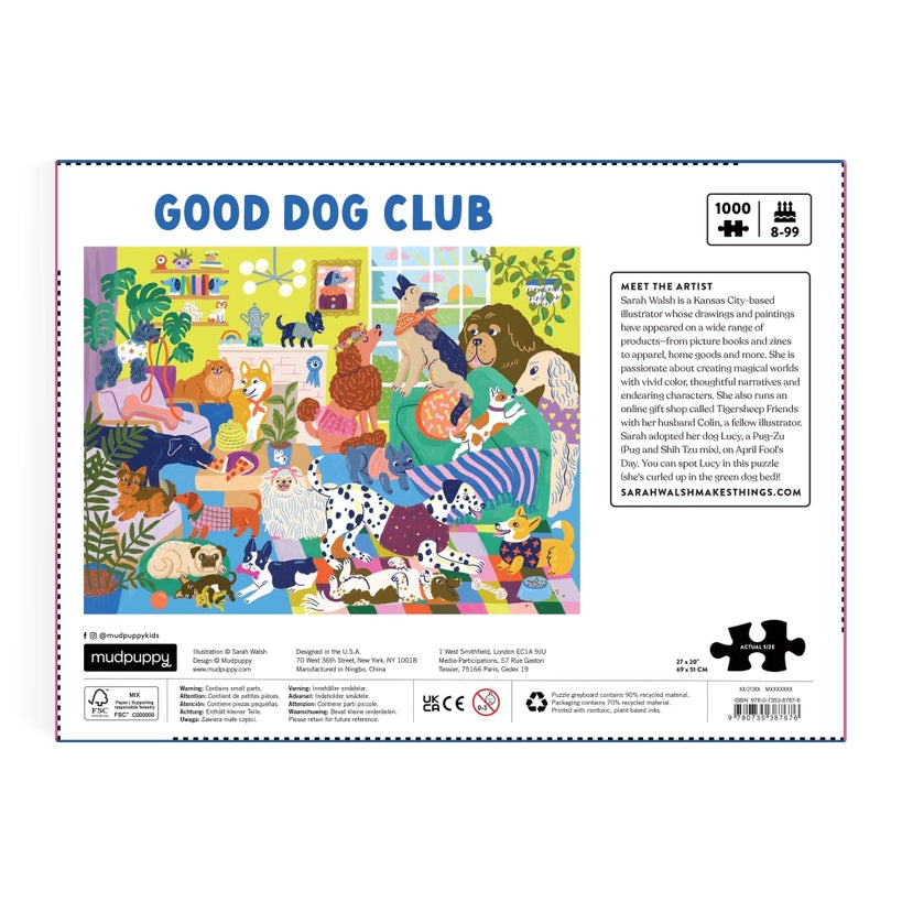 Puzzle - Good Dog Club (1000 Piece)