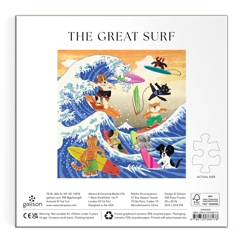 Puzzle - The Great Surf (500 Piece)