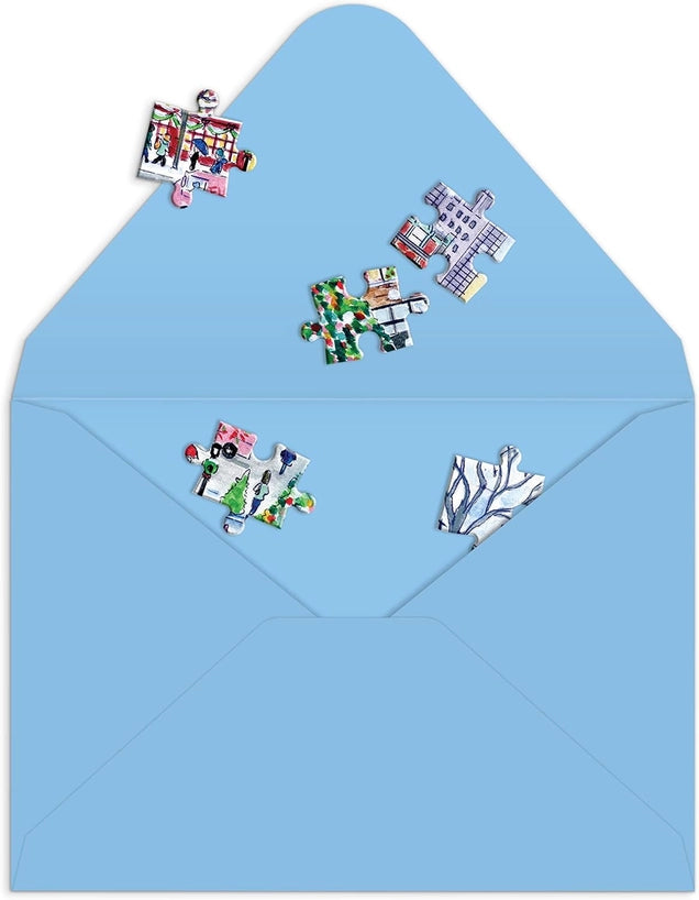 Greeting Card Puzzle - Christmas in the City