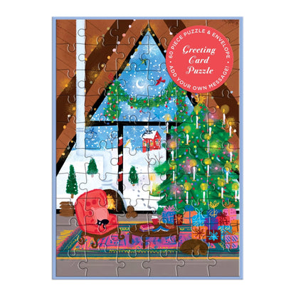 Greeting Card Puzzle - Joy Laforme Cozy Cabin