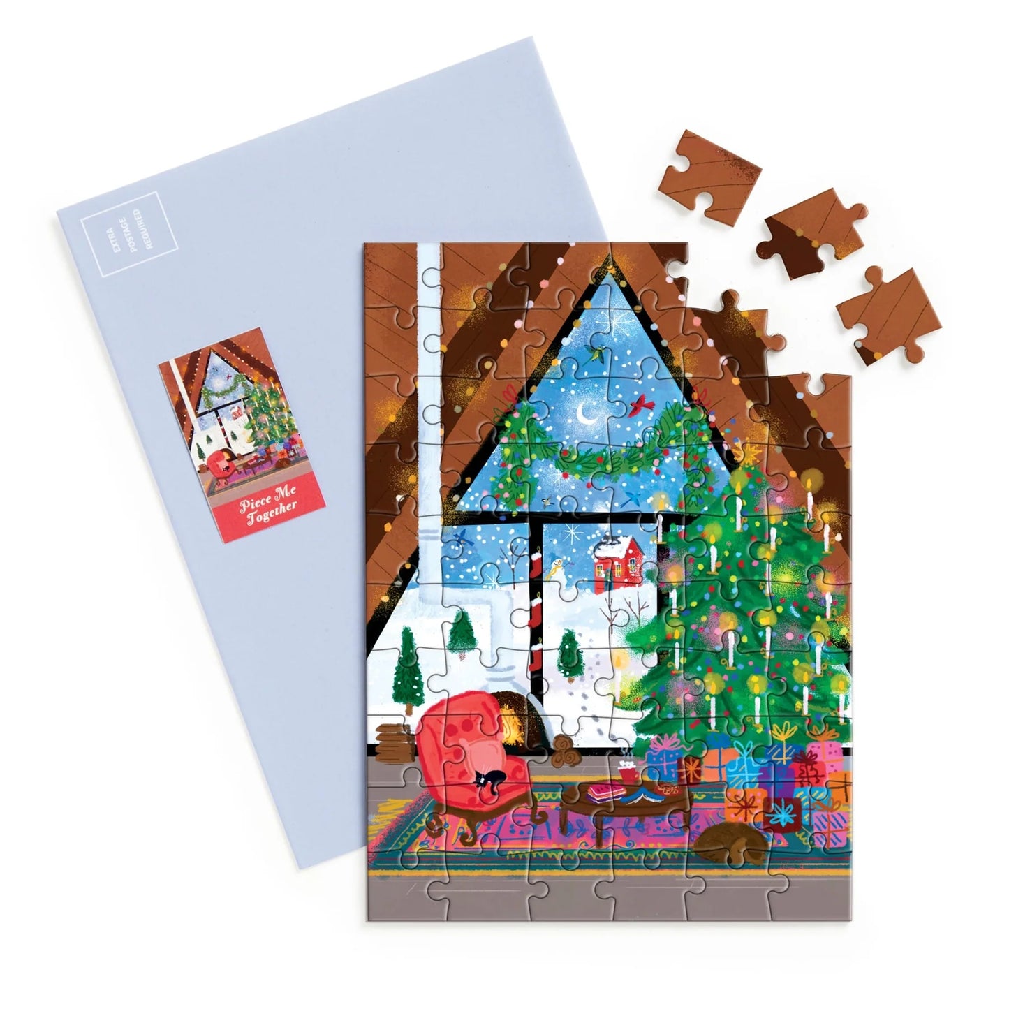 Greeting Card Puzzle - Joy Laforme Cozy Cabin