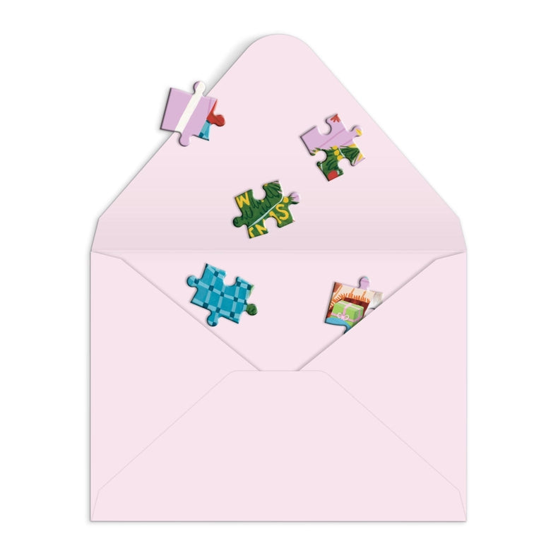 Greeting Card Puzzle - Meowy Christmas