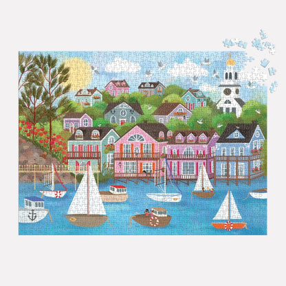 Puzzle - Joy Laforme Harbor By the Sea (1000 Piece)