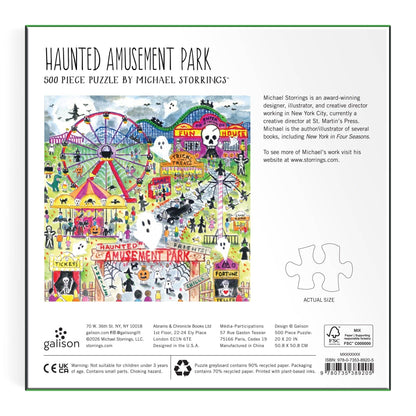 Puzzle - Michael Storrings Haunted Amusement Park  (500 Piece)