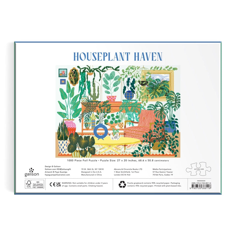 Puzzle - Houseplant Haven (1000 Piece Foil)