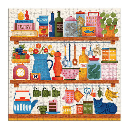 Puzzle - Kitchen Essentials (500 Shaped Pieces)