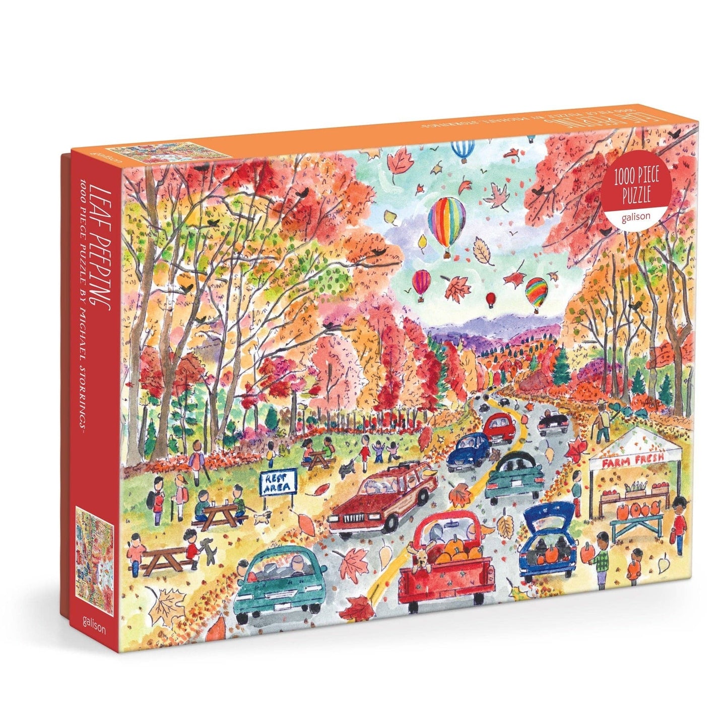Puzzle - Michael Storrings Leaf Peeping (1000 Piece)