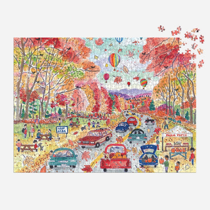 Puzzle - Michael Storrings Leaf Peeping (1000 Piece)