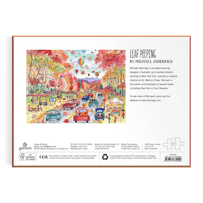 Puzzle - Michael Storrings Leaf Peeping (1000 Piece)
