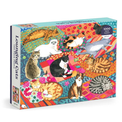 Puzzle - Lounging Cats (1000 Piece)